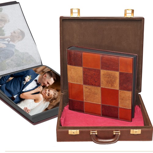 Luxury leather photo album - luxury,